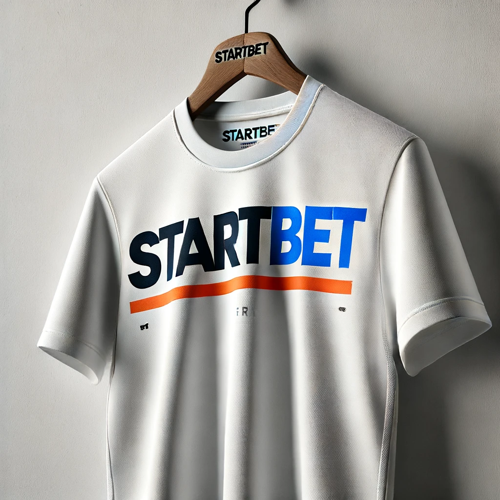 T-shirt StartBet: Mostre o seu espírito de jogo